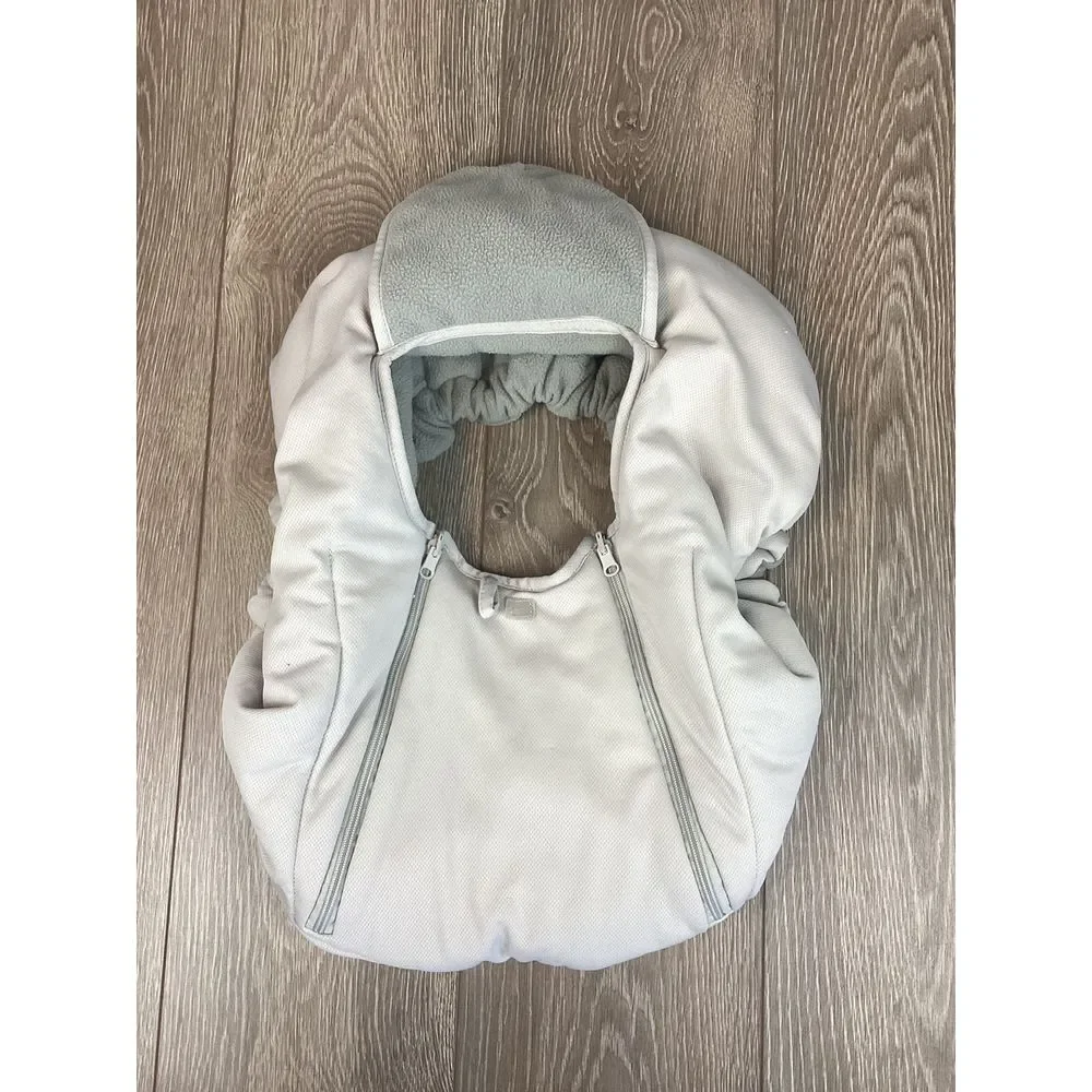 Car Seat Cover Beige Gray Infant Baby Fleece Warm‎
